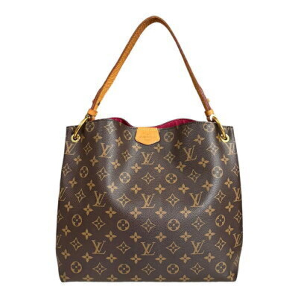 Louis Vuitton Graceful Monogram Shoulder Bag Canvas Brown